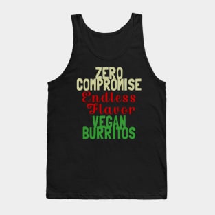 Zero Compromise Flavor Vegan Burritos Tank Top